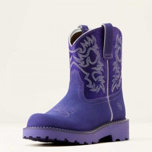 Ariat Fatbaby Western Boot Purple / Purple Metal | 452OAPZTC