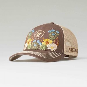 Ariat Flower Cap Brown | 941QBEDCA