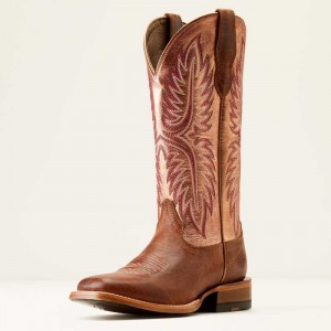 Ariat Frontier Calamity Jane Western Boot Brown | 975XOJEQA