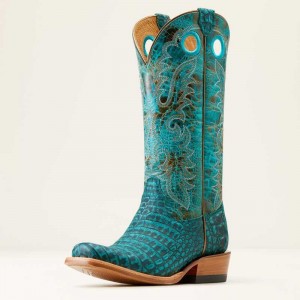 Ariat Futurity Boon Western Boot Turquoise | 106UQARDJ