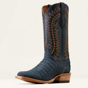 Ariat Futurity Finalist Cowboy Boot Navy / Blue | 134VKFJOL