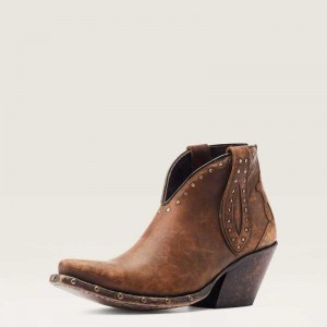 Ariat Greeley Western Boot Brown | 952JCPRYL