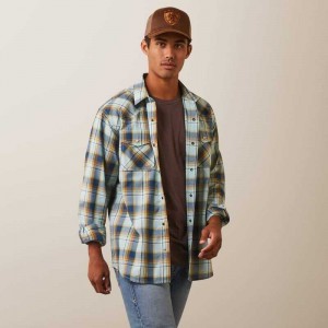 Ariat Habney Retro Fit Shirt Aquatic | 196OPCLIH