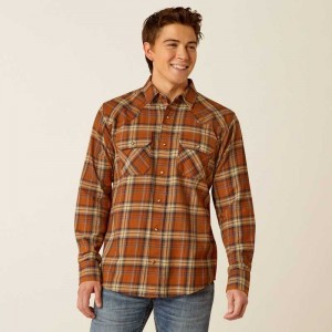 Ariat Haiden Retro Fit Shirt Roasted Pecan | 490WNKBTV