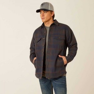 Ariat Hastings Retro Shirt Jacket Parisian Night | 658CVDQUI