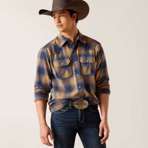 Ariat Hershel Retro Fit Shirt Orange | 032KRGNID