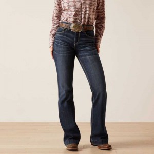 Ariat High Rise Naz Slim Trouser Jean Florida | 038GLUHCZ