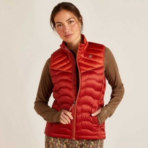 Ariat Ideal Down Vest Red | 179MHAJBI