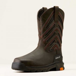 Ariat Intrepid VentTEK Composite Toe Work Boot Coffee | 421UJMYPZ