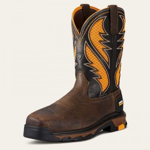 Ariat Intrepid VentTEK Composite Toe Work Boot Brown | 486PBQRGH