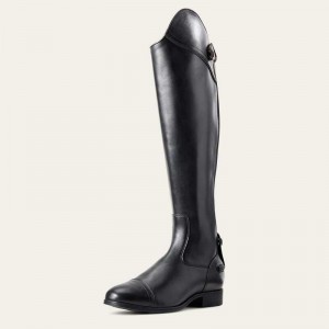 Ariat Kinsley Dress Tall Riding Boot Black | 702DBLMKC