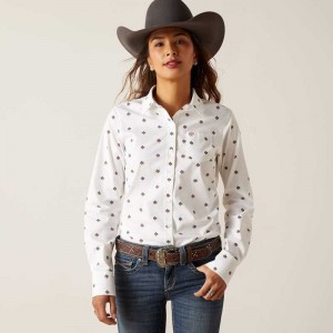 Ariat Kirby Stretch Shirt Thunderbird Print | 295XREJYL