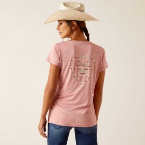 Ariat Laguna Logo Top Rose | 601IRMUDN