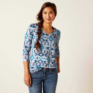 Ariat Laguna Top Riverton Print | 028SZQDXO