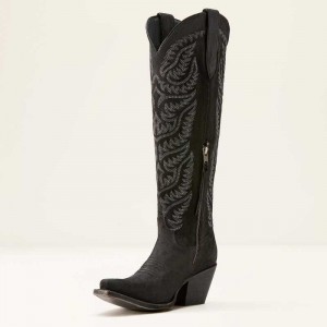 Ariat Laramie StretchFit Western Boot Black | 947ZDQRJS