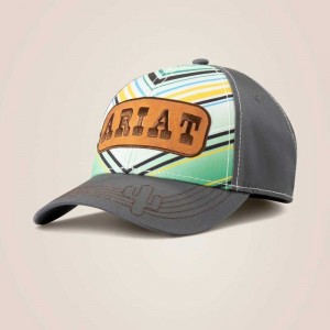 Ariat Leather Patch Aztec Cap Multicolor | 254BYVZMI