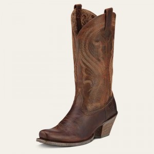 Ariat Lively Western Boot Brown | 452BQUSCK