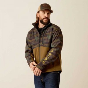 Ariat Logan Softshell Jacket Camo | 521JYPIQO