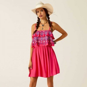 Ariat Malena Dress Pink Peacock | 329ASBIPN