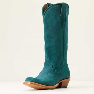 Ariat Memphis Western Boot Deep Turquoise | 094LIVZMP