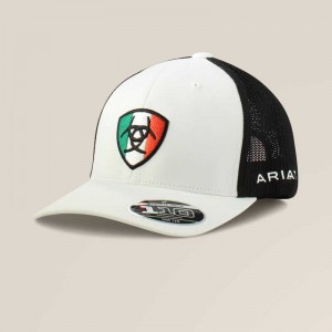 Ariat Mexico shield logo cap White | 923QXTUBF