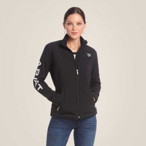 Ariat New Team Softshell Jacket Black | 167RJIHZK