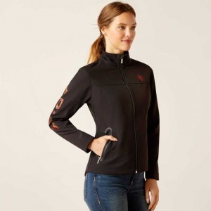 Ariat New Team Softshell Jacket Black | 251UEPFXB