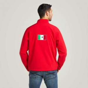 Ariat New Team Softshell MEXICO Jacket Red | 146CJMZAO