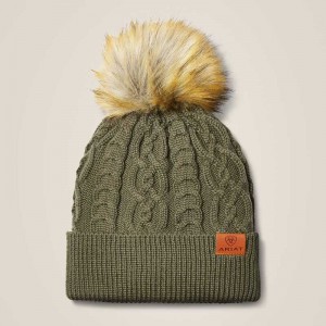 Ariat Norfolk Beanie Earth Heather | 691ZWQYIE