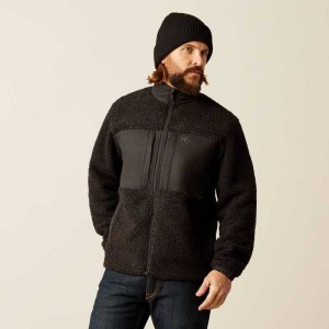 Ariat Odessa Sherpa Jacket Black | 896DNJVHW