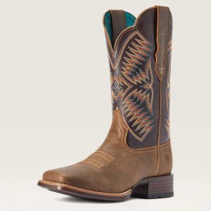 Ariat Odessa StretchFit Western Boot Brown | 176TRWVUI