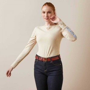 Ariat Olema Top Beige | 795IUXCER