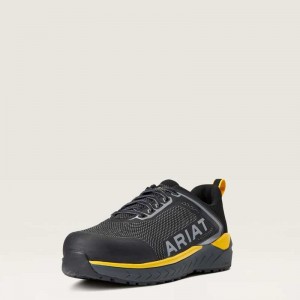 Ariat Outpace SD Composite Toe Safety Shoe Grey | 564BANYPK