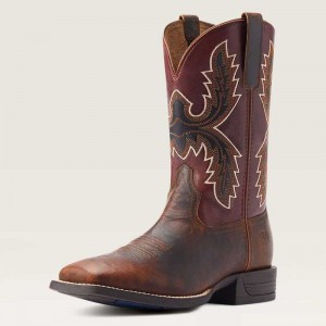 Ariat Pay Window Western Boot Brown | 240JNIKAX