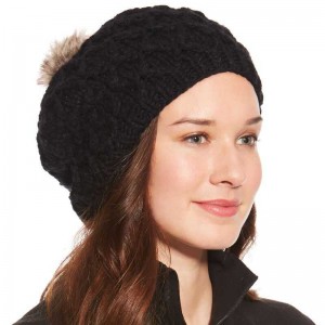 Ariat Pom Pom Hat Black | 847ZHFQTU