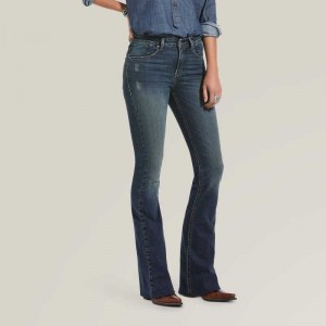 Ariat Premium High Rise Flare Jean Blue | 670RAOTHL