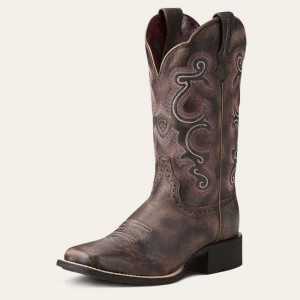 Ariat Quickdraw Western Boot Chocolate | 819UVPSZT