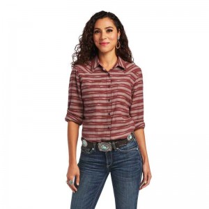 Ariat REAL Billie Jean Shirt Ikat Jacquard | 742MVHQEP