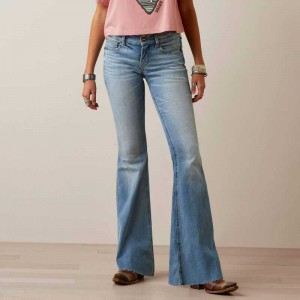 Ariat R.E.A.L. Mid Rise Hallie Flare Jean Colorado | 708JTUFNZ