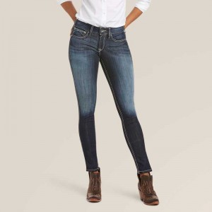 Ariat R.E.A.L. Mid Rise Stretch Outseam Ella Skinny Jean Celestial | 059NDZBKO