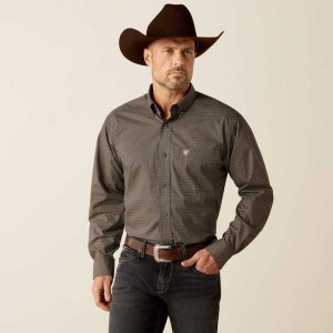 Ariat Reagan Classic Fit Shirt Royal Blue | 503QDMYLU