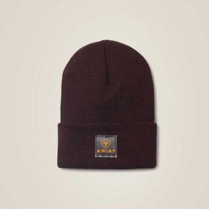 Ariat Rebar Beanie Burgundy / Black | 649HRBWTJ