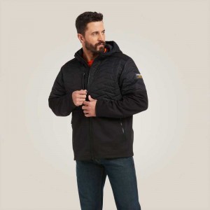 Ariat Rebar Cloud 9 Insulated Jacket Black | 721ZETYQN