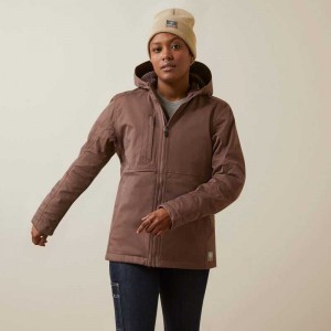 Ariat Rebar DuraCanvas Insulated Jacket Peppercorn | 581OIVGPK