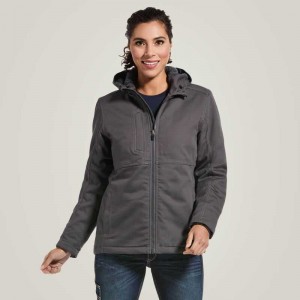 Ariat Rebar DuraCanvas Insulated Jacket Grey | 238ZMPHGE