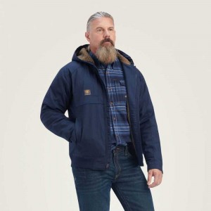 Ariat Rebar DuraCanvas Jacket Navy | 038EMOGAN