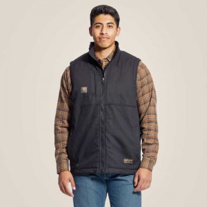 Ariat Rebar DuraCanvas Vest Black | 524IPGTVS