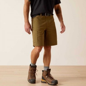 Ariat Rebar DuraStretch Made Tough 10' Short Dark Olive | 025QFNHKL