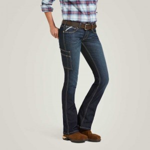 Ariat Rebar DuraStretch Riveter Boot Cut Jean Hallow | 736BDKTGV