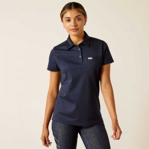 Ariat Rebar Foreman Polo Navy | 957FQGTOU